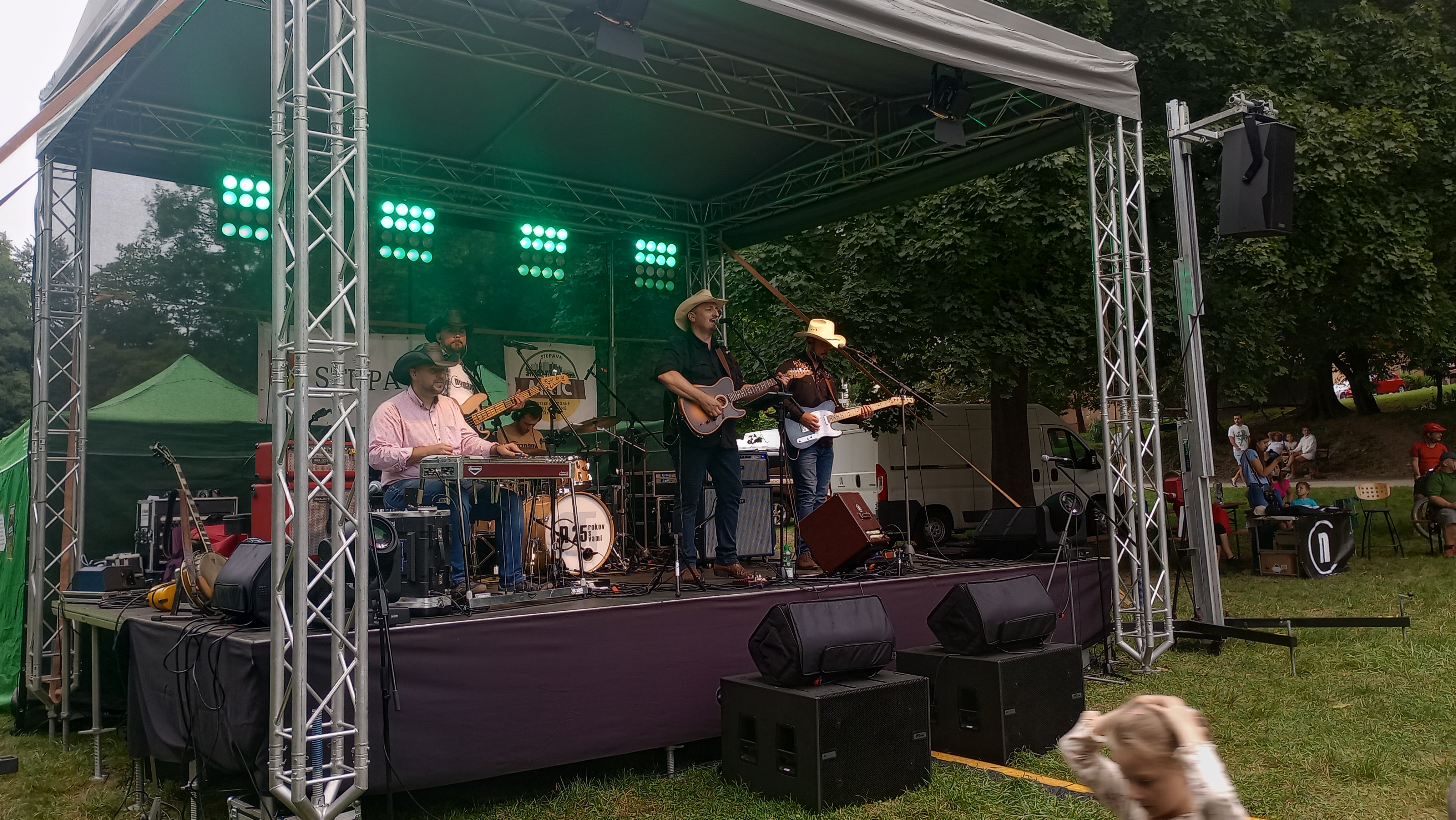 Ozvučenie country kapely